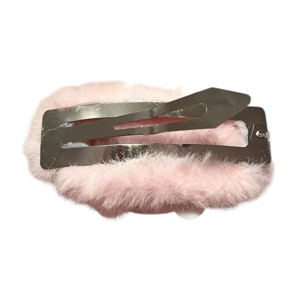 🤯5/$25🤯 Hello Kitty Pink Plush Hair Clip